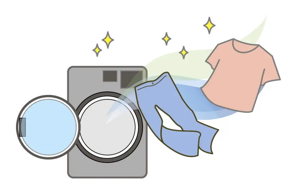 無料のランドリーは有りがたい！